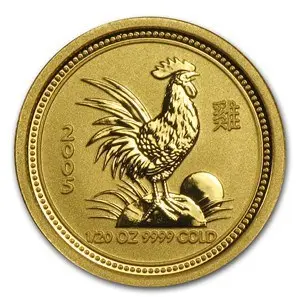 Год Петуха 2005 — купить монету в КОИНРУС — аверс