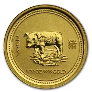 Год Свиньи 2007 — купить монету в КОИНРУС — аверс