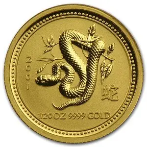 Год Змеи 2001 — купить монету в КОИНРУС