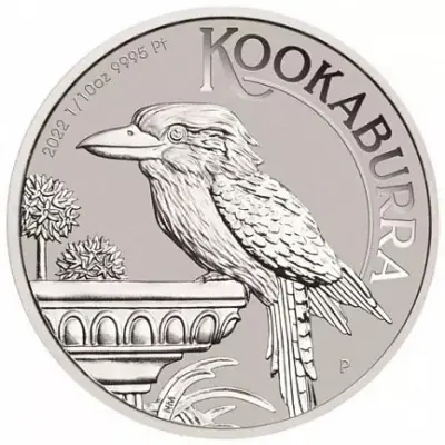 Монета Кукабарра платина 3,11 г (1/10 унции) — Австралия — аверс