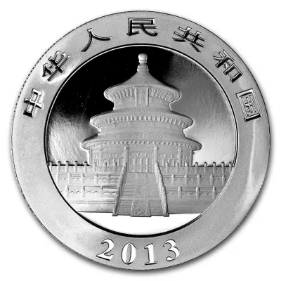 Панда 2013 — купить монету в КОИНРУС — реверс
