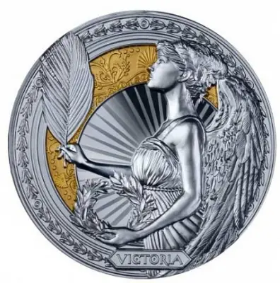 Монета «Виктория» 2024, Ниуэ — серебро 1 унция (31,1 г), купить — аверс