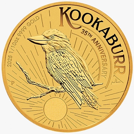 "Кукабарра", 2025 г. 3,11 г. золота. Австралия