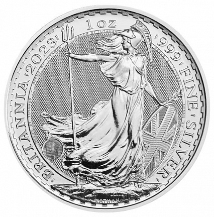 "Британия" 2023г. 31,1г ч.серебра. Великобритания