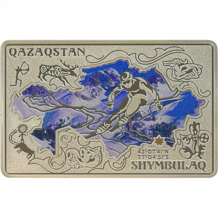 "Шымбулак", 2024 г., 31,1 г ч. серебра. Казахстан