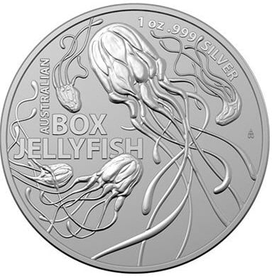 "Медуза" 2023 г. 31,1г. ч. серебра. Австралия